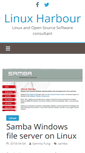 Mobile Screenshot of linuxharbour.com