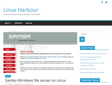 Tablet Screenshot of linuxharbour.com